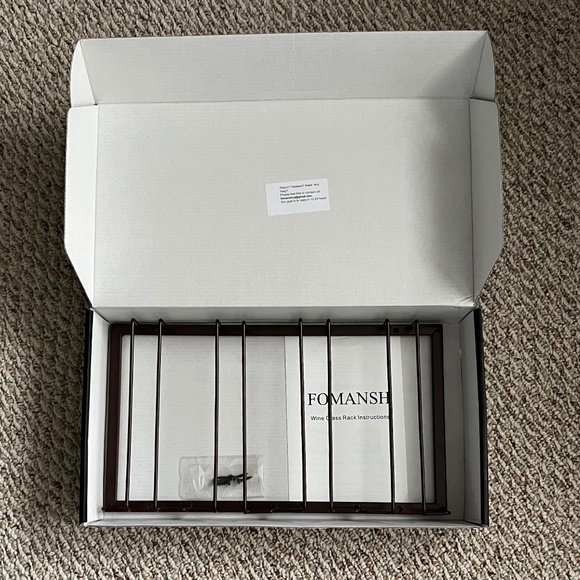 NEW - Wine Glass Rack - Bronze - Picture 2 of 13